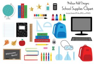 Download School Supplies Clipart Graphics - School supplies Collection